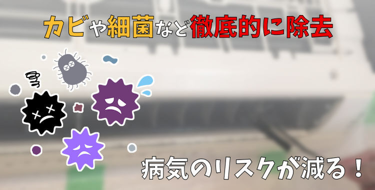 カビや細菌・ハウスダストなどを除去して健康的な生活に