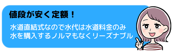 値段が安く定額！