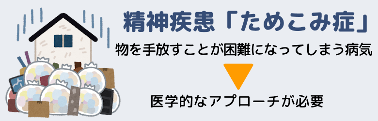 精神疾患としての「ためこみ症」