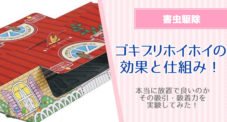 ゴキブリホイホイの効果と仕組み！本当に放置で良いのかその吸引・吸着力を実験してみた！