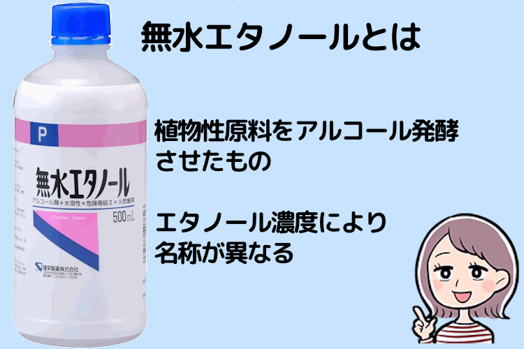 無水エタノールとは