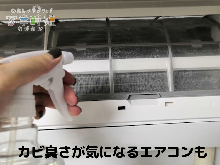 カビ臭さが気になるエアコンにも