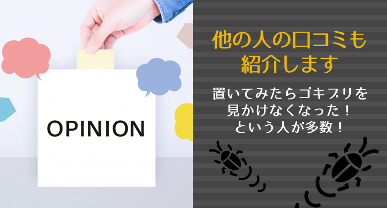 他の人の口コミも紹介します